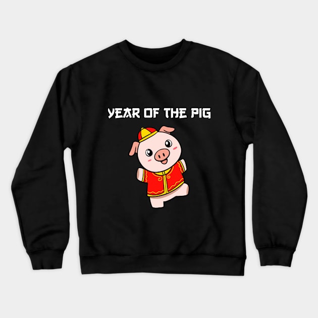 Pig Zodiac Crewneck Sweatshirt by WildSloths